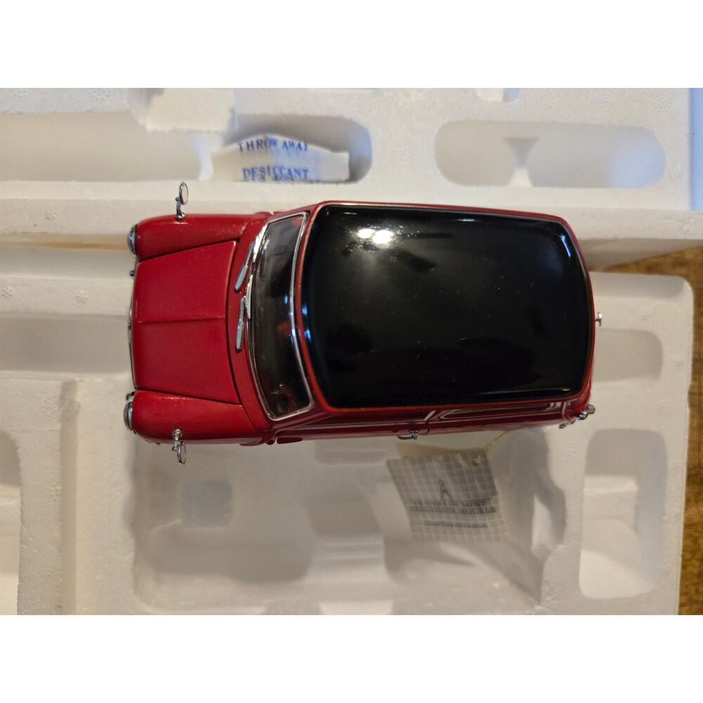 FRANKLIN MINT 1967 MORRIS MINI COOPER CAR MODEL RED 1:24 SCALE DIE CAST - Picture 2 of 7